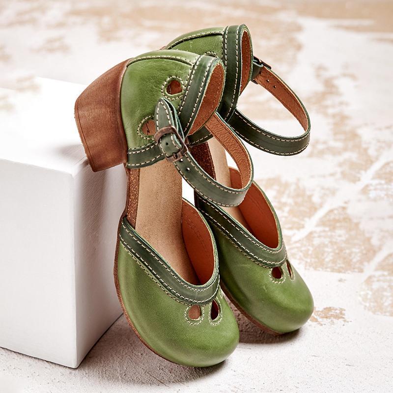 Georgia | Orthopedic sandals with low heels