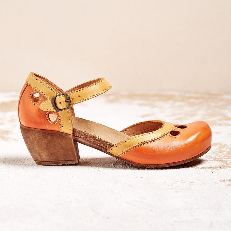 Georgia | Orthopedic sandals with low heels