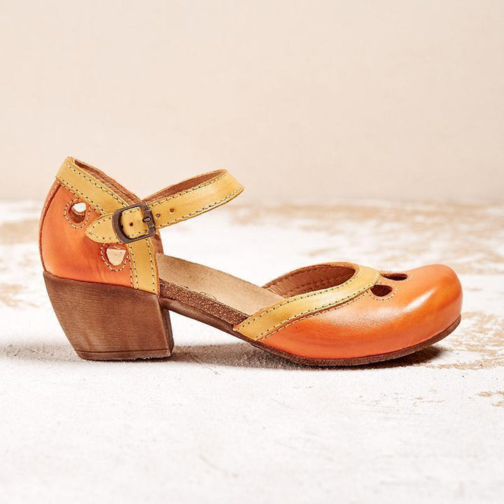 Georgia | Orthopedic sandals with low heels