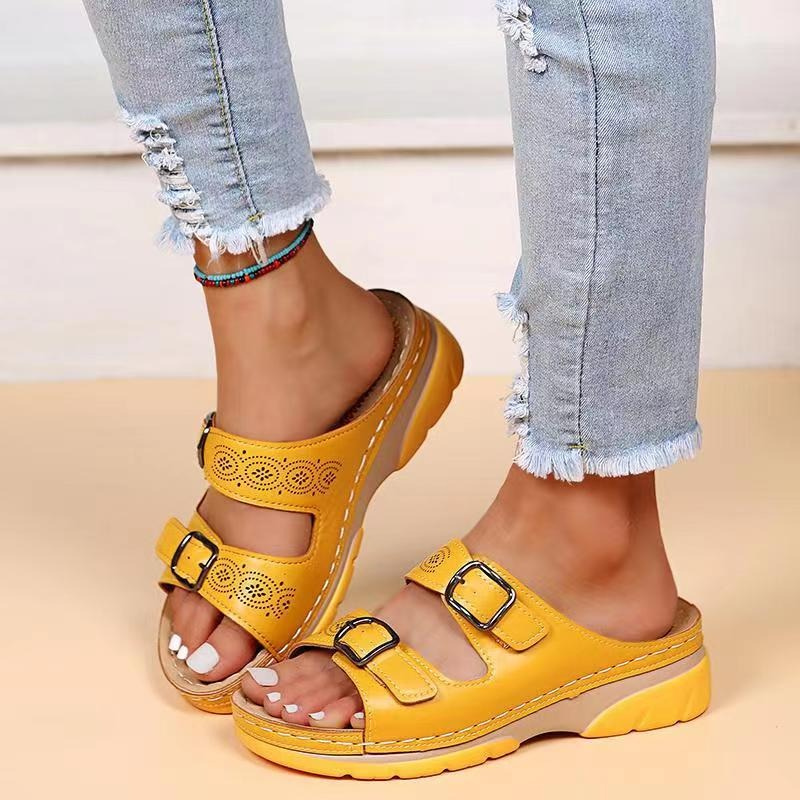 Olivia | Orthopedic Leather Sandals