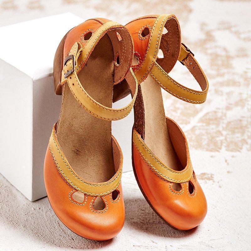 Georgia | Orthopedic sandals with low heels