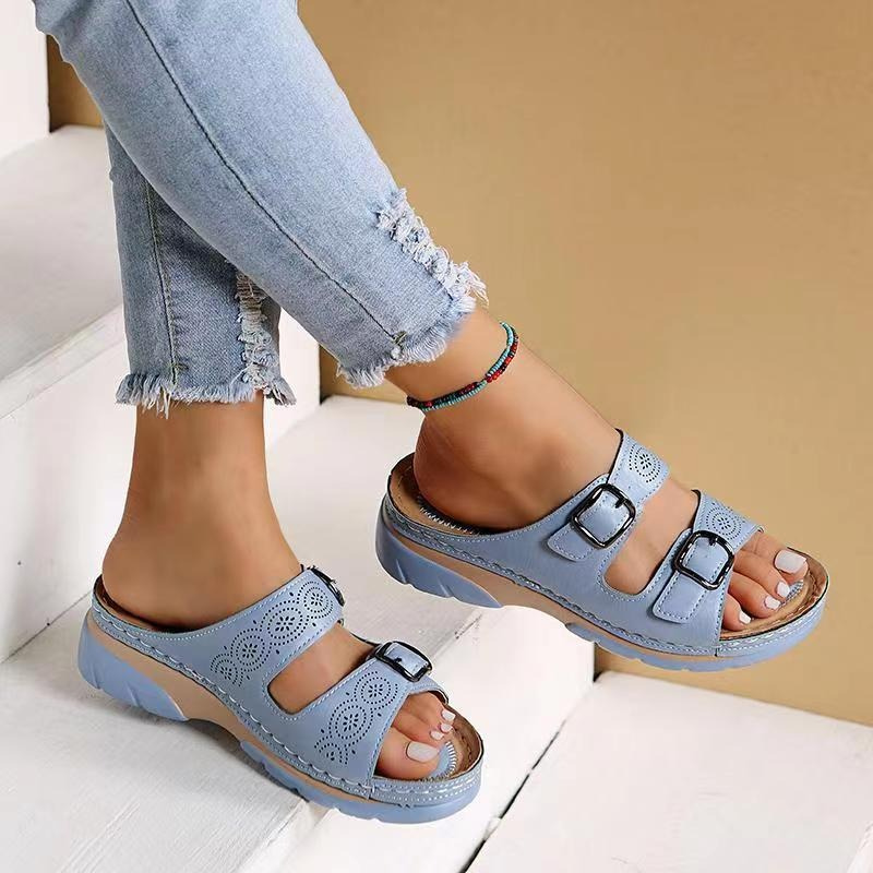 Olivia | Orthopedic Leather Sandals