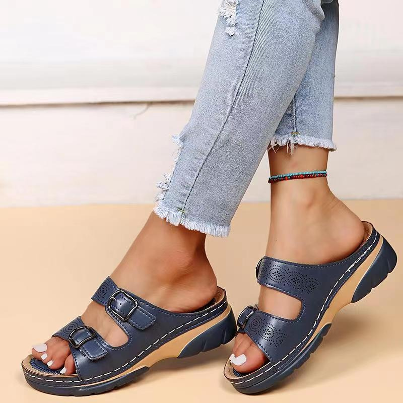 Olivia | Orthopedic Leather Sandals