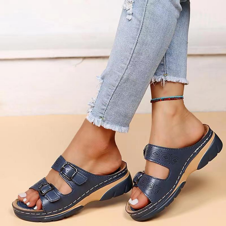 Olivia | Orthopedic Leather Sandals