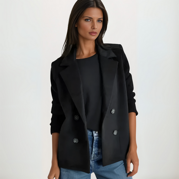 Sarah | Knitted Blazer Coat