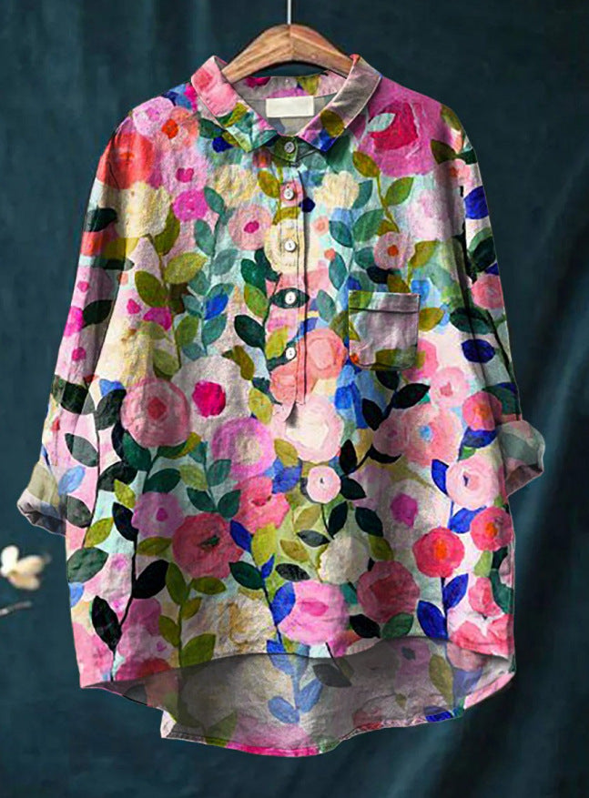 Lotte | Floral Colourful Blouse