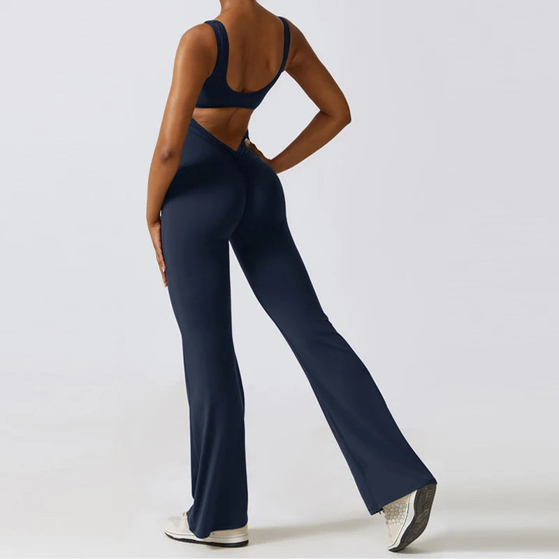 V-Back Jumpsuit