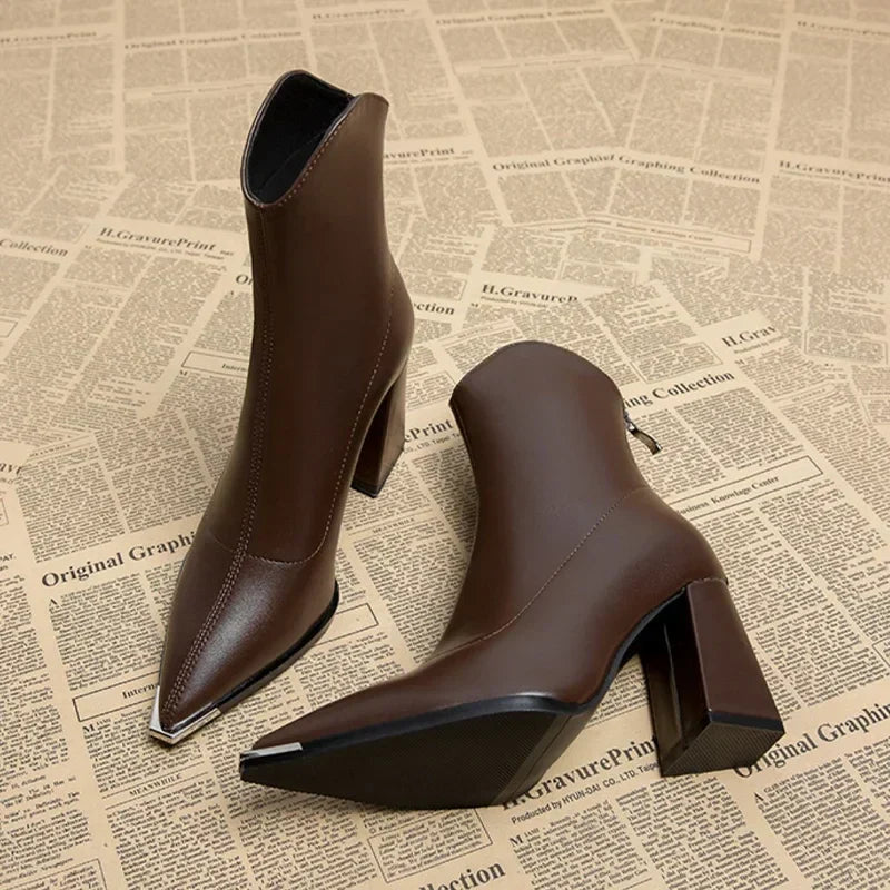 Camila | Comfortable Leather Heels