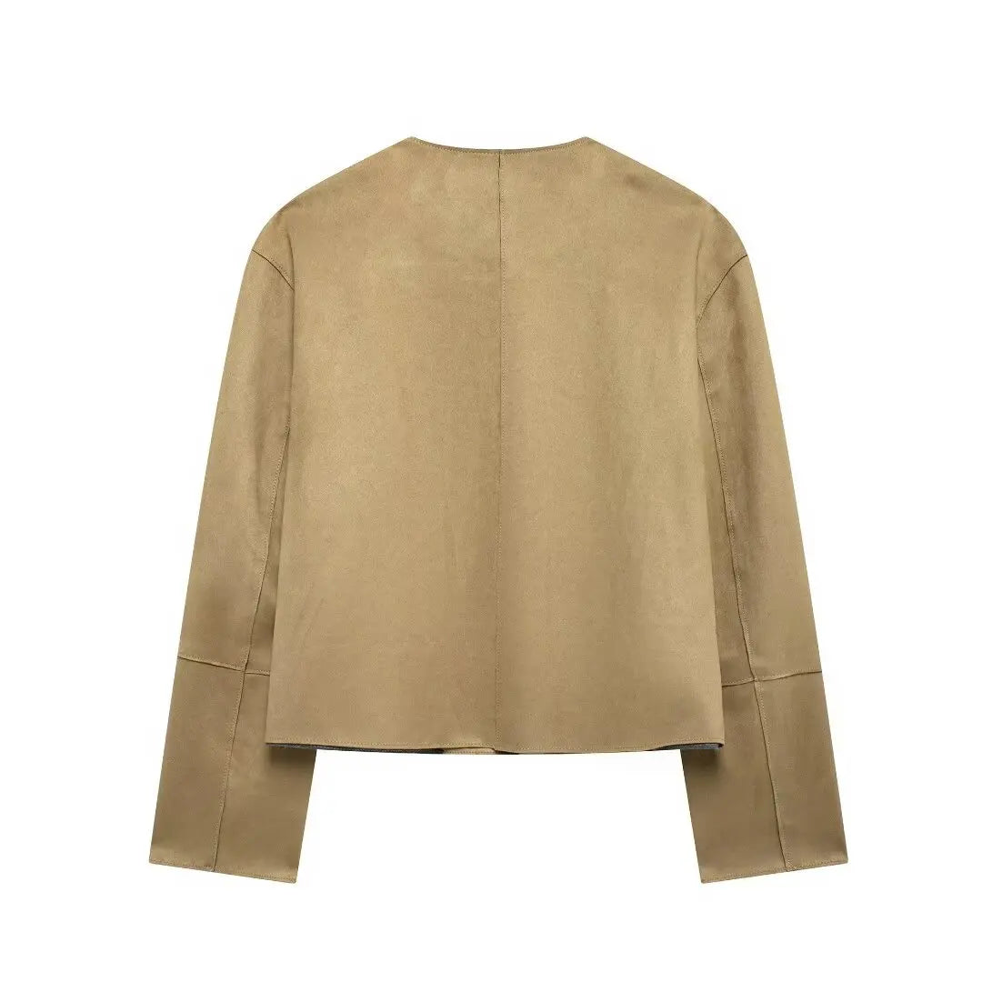 Talia | Split Suede Jacket