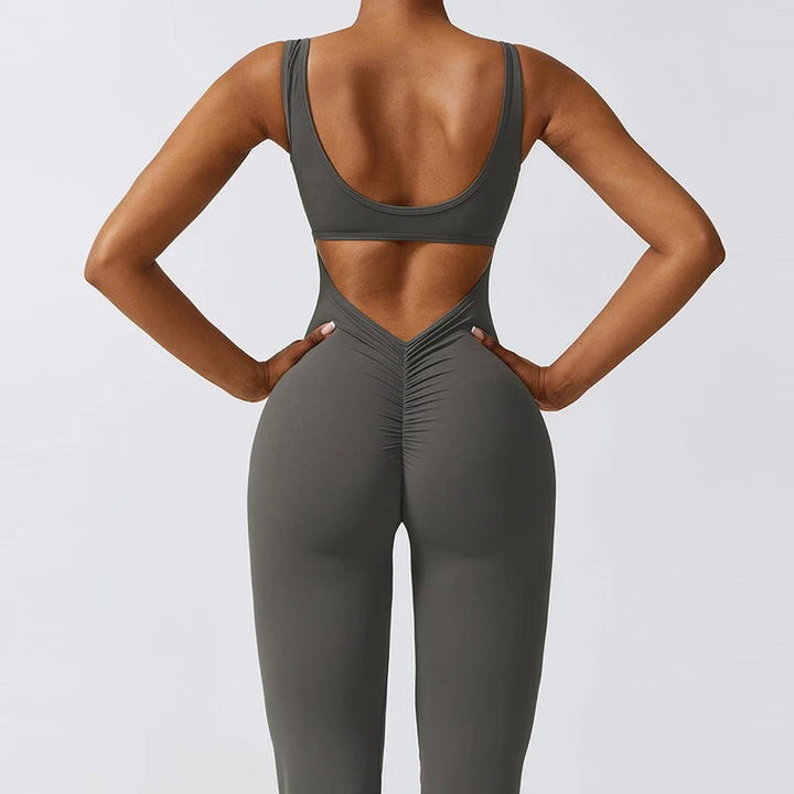 V-Back Jumpsuit