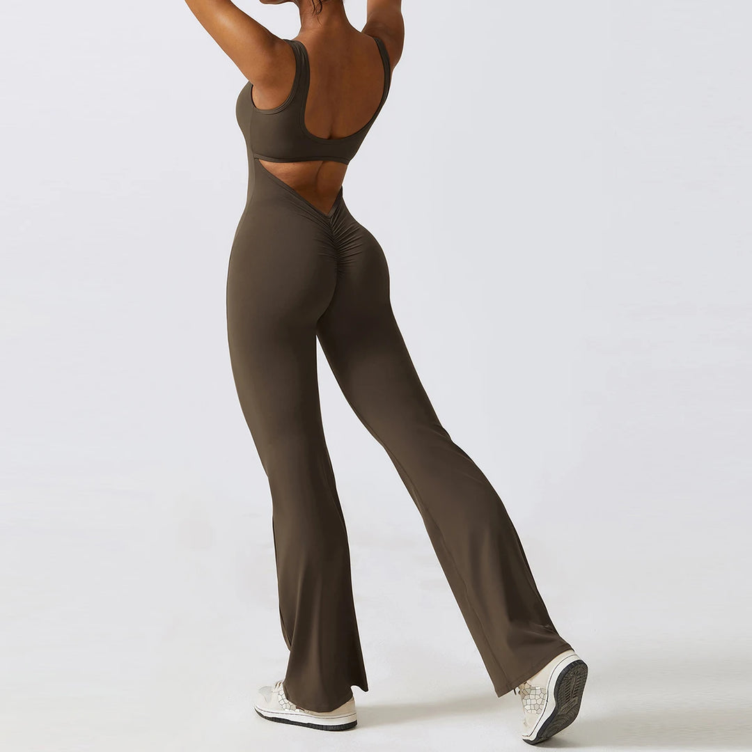 V-Back Jumpsuit