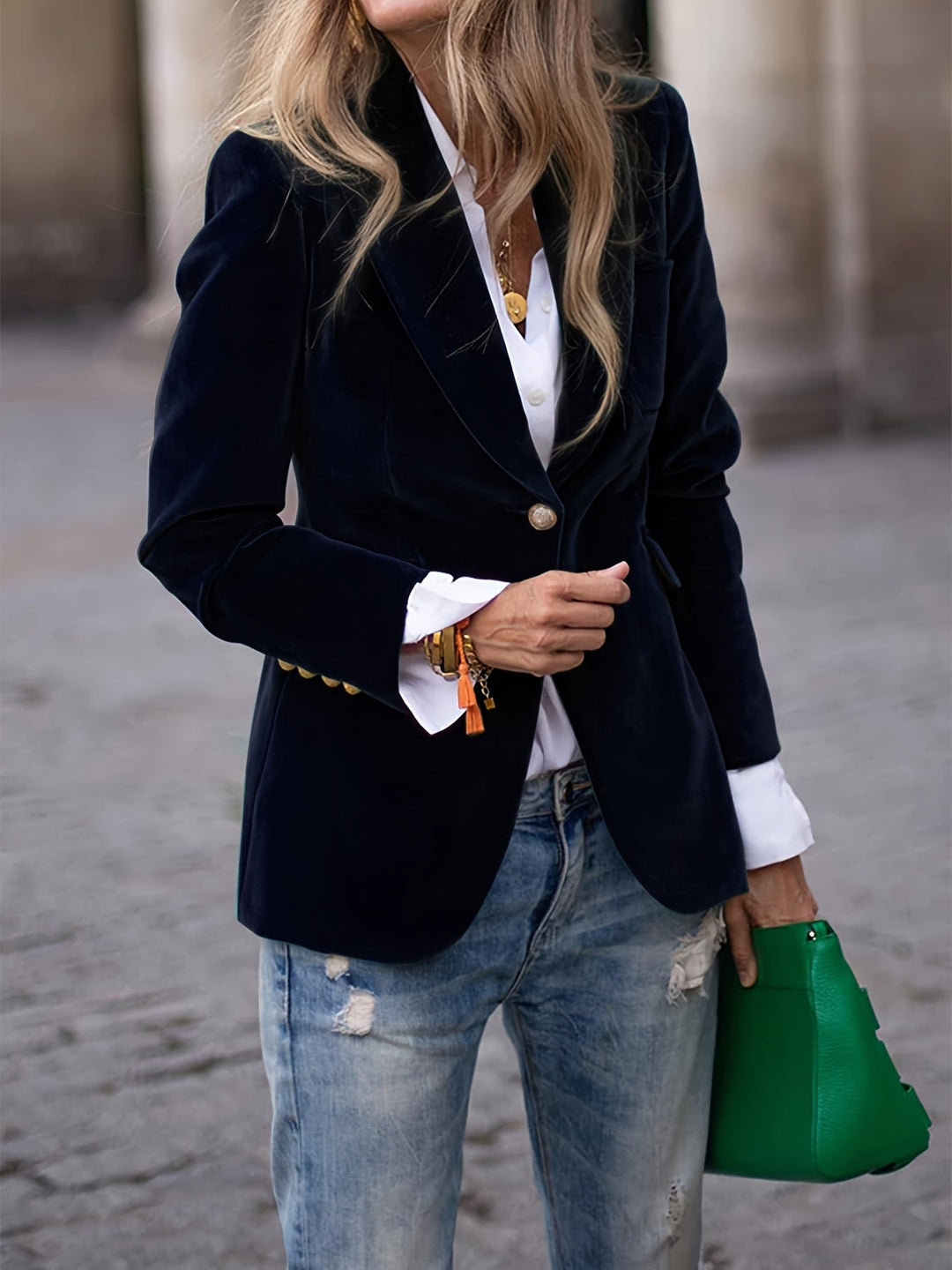 Lily | Velvet Blazer