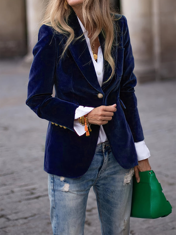 Lily | Velvet Blazer