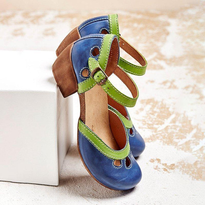 Georgia | Orthopedic sandals with low heels