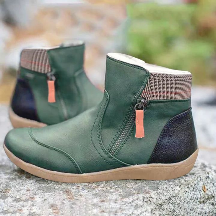 Cathy | Waterproof Leather Boots with Foot Support