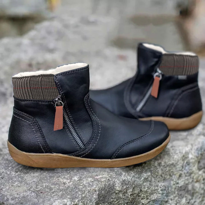 Cathy | Waterproof Leather Boots with Foot Support
