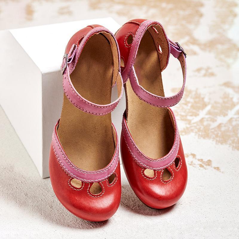 Georgia | Orthopedic sandals with low heels